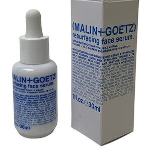 Malin+Goetz Resurfacing Face Serum 30ml Exfoliate Brighten Full Size 1 Fl Oz NEW